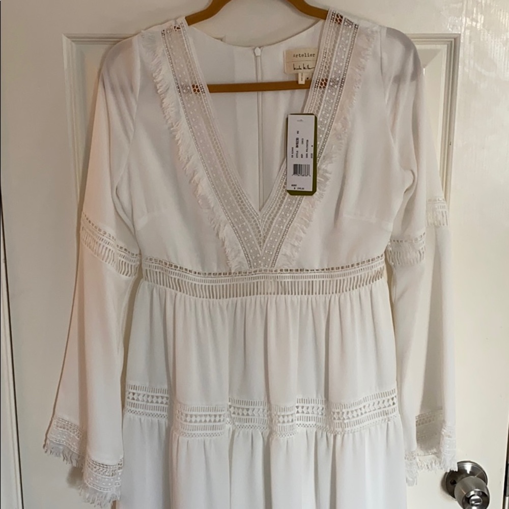 Nicole Miller white dress